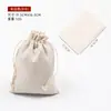 Saquinho de Linho Pequena Bolsa de Pano Bolsa com Cheiro de Linho Saquinho com Cordão Bolsa para Armazenamento de Borra de Café Saco Vazio
