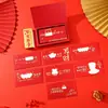 Envelope Vermelho Criativo Oco Fosco Caixa de Presente Ritual Presente de Ano Novo Personalidade Fosca de Alto Nível Tanabata para Amigos Homens e Mulheres