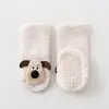 Zapatos de Invierno para Bebés y Niños Pequeños de 0 a 3 Años Pegamento Antideslizante Calcetines para Piso de Interior Cachorro de Dibujos Animados Calcetines de Muñeca para Niños Categoría A