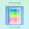 Livro Shengji Etiquetas Adesivas de Índice Cor Adesivos Fluorescentes Adesivos de Classificação Graváveis N Vezes Notas PET Post-it