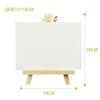 Mini Caballete de Pintura al Óleo Digital para Niños DIY Caballete Soporte Hecho a Mano Escritorio de Sobremesa Madera Sólida Tablero de Dibujo Caballete Juego Integrado