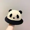 Sombrero de Panda Súper Lindo para Niños Sombrero de Pescador de Ala Ancha Parasol Protector Solar para Bebé Sombrero de Cubo Lindo para Bebé para Niños y Niñas