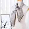 Estilo K Lenço Quadrado 90 Elegante Seda de Imitação Sarja Feminina Decorativo Lenço de Seda Feminino Toque de Seda DIY Lenço Fino de Seda