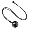 2330-30mm Hebilla de Seguridad Lateral Collar Colgante de Ágata Cristalina con Agujero Grande Collar Hebilla de Princesa Nuevo Venta Caliente