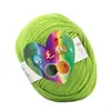 Ovillo de hilo acrílico de 4 cabos, hilo de grosor medio para tejer a mano DIY, hilo de ganchillo para zapatillas de algodón, cojines y ovillos de hilo para bebé