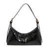 Bolso Versátil Estilo Francés para Debajo del Brazo para Mujer Verano 2025 Nicho Retro Simple Color Sólido Bolso de Hombro Cruzado para Viajes