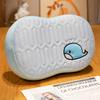 Almohada de látex de seda de hielo, protección para la columna cervical para ayudar a dormir, tamaño pequeño, almohada de espuma viscoelástica para el vientre, siesta de oficina, dormitorio de estudiantes, verano