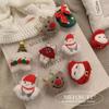 Broche de Peluche de Dibujos Animados de Navidad Pin de Alce Clip de Pico de Pato Decoración Linda Regalo de Vacaciones Accesorios de Muñeco de Nieve