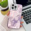 Funda de Teléfono Imd con Agujeros Finos Galvanizada 17 Adecuada para Apple 16Promax Película para Lente 15 Patrón de Pluma 14 Patrón de Papel de Aluminio 13