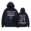 Sudadera Gracias Charlie Kirk un Verdadero Patriota Libertad Doble