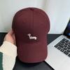 Boné de Baseball Salsicha Desenho Animado Moda Simples Bordado Protetor Solar Feminino Celebridade da Internet Versátil Mostra Rosto Pequeno