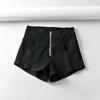 Shorts de Mezclilla Elásticos de Cintura Alta para Mujer 2023 Nuevo Celebridad Cibernética Ajustados al Cadera Aspecto Delgado Altos Ajuste Delgado Pantalones Cortos de Mezclilla