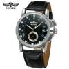 Fornecimento de Comércio Exterior Vencedor Relógio Mecânico Automático Feminino Popular Moda Casual Calendário Vazado