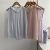 Chaleco de Gasa sin Mangas con Cinta Lateral para Mujer Verano 2025 Nuevo Estilo Francés Lujo Ligero Elegante Camisa Top Chic