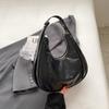 Bolso de mujer transfronterizo Nuevo bolso bandolera de textura de cuero PU suave moda simple color sólido bolso de hombro casual ligero bolso de axila