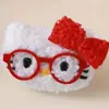 Muñeca de Peluche Linda de Dibujos Animados Hello Kitty Accesorios Zapatos Bolsas Accesorios de Ropa Dulce Corazón Femenino Adornos Hechos a Mano DIY