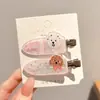 Serie de Zumos de Dopamina de Verano Pinzas para el Cabello Sin Costuras Pinzas Lindas para el Flequillo Lateral Pinzas para Maquillaje Flequillo de Bebé en la Frente Pinzas de Pato