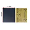 Venta al por mayor de fábrica Lija Aozhong Húmeda y Seca Grano 60 - Grano 600 Carburo de Silicio Papel Kraft Negro Lija