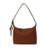 Bolsa de Palha Tecida Retrô de Nicho Coreana para Mulheres Verão 2026 Novo Estilo Texturizada de Grande Capacidade para Trabalho Ombro Axila