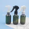 Botella rociadora pequeña de 100 ml para hidrosol, botella rociadora verde oscuro de cuello fino para regar flores, botella rociadora de agua para flores