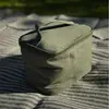 Conjunto de Garrafa de Tempero e Garrafa de Óleo Selada com Bolsa de Lona para Armazenamento para Churrasco e Piquenique, Garrafas Portáteis para Dispensar Temperos, Bolsa de Lona para Temperos