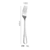 Venta al por mayor de Acero Inoxidable 304 Vajilla Doméstica Hotel Estilo Occidental Cuchara para Hielo 1010 Vajilla Occidental Set de Cuchillo, Tenedor y Cuchara para Steak