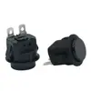 Suministro de fábrica PS102B-2010001BB(S) interruptor de botón impermeable negro de dos patas interruptor de barco