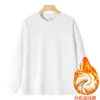 Sudadera nueva de algodón pesado con cuello redondo, corte holgado, estilo masculino, color liso, top casual, disponible en varios colores