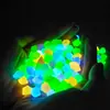 Piedras luminosas para decoración de acuario, decoración de acuario, piedras de paisajismo, piedras fluorescentes para decoración de tortuguero