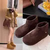 Zapatos Casuales de Algodón de Alta Gama Estilo Coreano para Mujer, Moda Nueva Otoño e Invierno 2025 Versátiles Cómodos Simples Zapatos de Algodón para Mujer