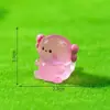 Novo produto transfronteiriço: figura de dragão hexagonal, luminosa e rechonchuda, miniatura fofa, acessórios de decoração DIY, ornamentos de resina para paisagem em miniatura