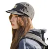 Gorra de Mujer Primavera y Verano Americana Secado Rápido Suave Superior Visera Corta Gorra de Béisbol Plana a lo Largo de la Calle Gorra Hip-hop Gorra de Trabajo para Hombre y Mujer