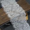Oferta especial, alta calidad, flash, cabello estéreo, barba, pestañas, encaje, ancho 18 cm, hecho a mano, bricolaje, ropa, falda, tela