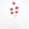 Enfeites de Flores Artificiais de Natal, Decorações de Natal com Lantejoulas Douradas, Adereços de Artesanato Mais Vendidos para Árvores de Natal