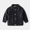Chaqueta informal coreana para niños de primavera y otoño de 2023, abrigo vaquero holgado de 1 año y 3 años para niños de 1 a 3 años.