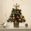Set de Árbol de Navidad de Venta Caliente Transfronteriza Diseño de Escena Navideña Escritorio de Oficina DIY Accesorios Adornos