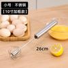 Batedor de Ovos Semi-Automático de Aço Inoxidável para Casa, Mixer Manual de Pressão para Creme e Bolo, Utensílio de Confeitaria