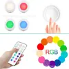 Hot-Selling Nuevo Control Remoto Inalámbrico LED para E-Commerce Luz de Gabinete de 13 Colores Atenuación RGB Luz Nocturna para Armario RGB
