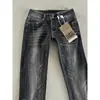 Jeans acampanados retro negros y grises para mujer, tendencia otoño 2026, nuevos pantalones de campana vintage ajustados de tiro bajo