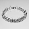 Pulsera IMI vintage de acero de titanio con quilla de hueso de serpiente para hombre y mujer, moda, personalidad, cadena sencilla, pulsera de hombre moderna con pulsera de cadena YL075
