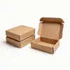 Caja cuadrada grande extra gruesa para avión para ropa y fundas de teléfono, caja de embalaje de entrega exprés, caja de cartón corrugado kraft en stock