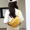 Nova Bolsa de Cintura Estilo Feminino Estilo Coreano Moda Cor Contrastante Ombro Único Transversal Casual Versátil Tecido Oxford Bolsa de Peito para Homens Fabricante Atacado