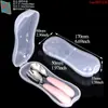 Caja de cubiertos de plástico PP, caja de almacenamiento para cuchara de comida de bebé, caja de silicona para cuchara de niños, caja de cuchara suave para alimentación de bebé, caja para cuchara de puré