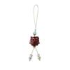 Sándalo de dibujos animados DIY talla redonda rodante búho curativo creativo moda nacional cadena de teléfono móvil unidad USB anti-pérdida colgante exquisito