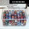 Envío Gratis 1:64 Caja de Almacenamiento Domeka Hot Wheels Modelo de Coche de Juguete de Aleación Soporte de Exhibición Transparente Caja de Almacenamiento