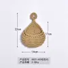 Cesta de Armazenamento de Parede, Cesta de Armazenamento de Vegetais Trançada à Mão, Sacola de Rede, Cesta de Parede para Cozinha, Cesta de Armazenamento de Gengibre e Alho