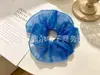 Elásticos para el pelo coloridos, elegantes y artísticos, scrunchies de malla floral de alta elasticidad, accesorios en stock para venta al por mayor