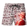 2023 Amazon Comércio Exterior Novo One Piece Animação Série de Personagens Periféricos Respirável Digital Impresso Shorts de Praia