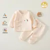 Cubierta Cálida para Bebé Tipo a Ropa para Recién Nacidos Otoño e Invierno Correas Acolchadas Ropa de Monje Bebé Engrosada Ropa de Otoño