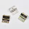 Nuevos accesorios de ferretería para embalaje chino bisagra pequeña de tres pliegues 1 pulgada 5 agujeros bisagra pequeña de ángulo recto adecuada para tablero de 9 mm
